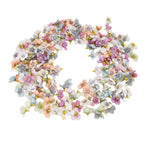 200Pcs Wedding Cloth Small Flower Head 2.5cm/1.0in DIY Simulation Flowers Head for Birthday Wedding Christening