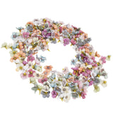 200Pcs Wedding Cloth Small Flower Head 2.5cm/1.0in DIY Simulation Flowers Head for Birthday Wedding Christening