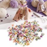 200Pcs Wedding Cloth Small Flower Head 2.5cm/1.0in DIY Simulation Flowers Head for Birthday Wedding Christening - Extra Image