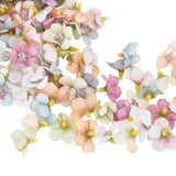200Pcs Wedding Cloth Small Flower Head 2.5cm/1.0in DIY Simulation Flowers Head for Birthday Wedding Christening - Extra Image