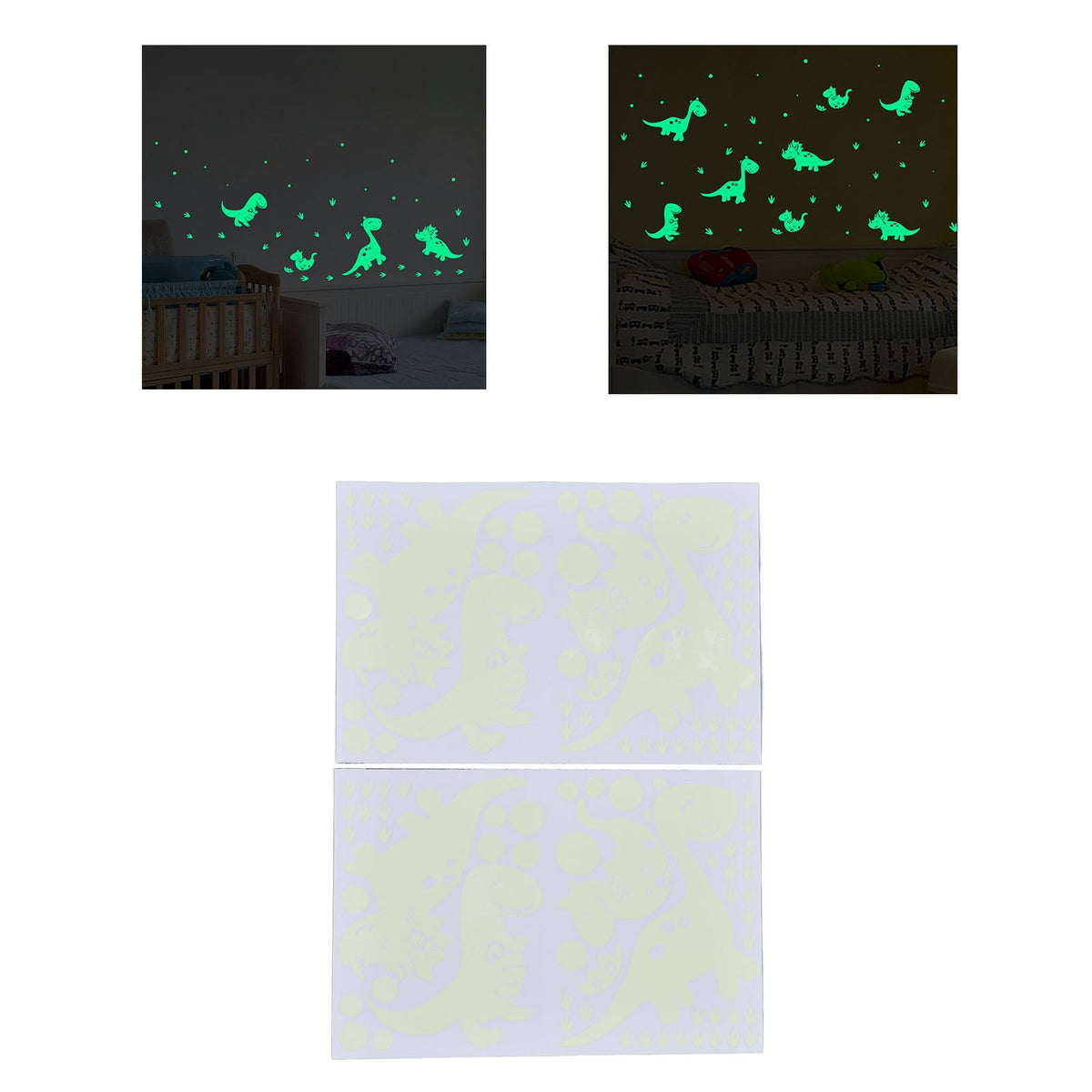 Luminous Wall Sticker Glowing Wall Decals DIY Wall Sticker Bedroom Decorative Sticker for HouseholdDinosaur