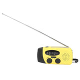 Hand Crank Solar Radio Multifunctional Emergency Radio LED Radio with Flashlight for Outdoor CampingYellow Japanese - Extra Image