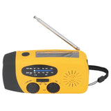 Hand Crank Solar Radio Multifunctional Emergency Radio LED Radio with Flashlight for Outdoor CampingOrange Europe