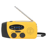 Hand Crank Solar Radio Multifunctional Emergency Radio LED Radio with Flashlight for Outdoor CampingOrange Europe