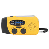Hand Crank Solar Radio Multifunctional Emergency Radio LED Radio with Flashlight for Outdoor CampingOrange Europe