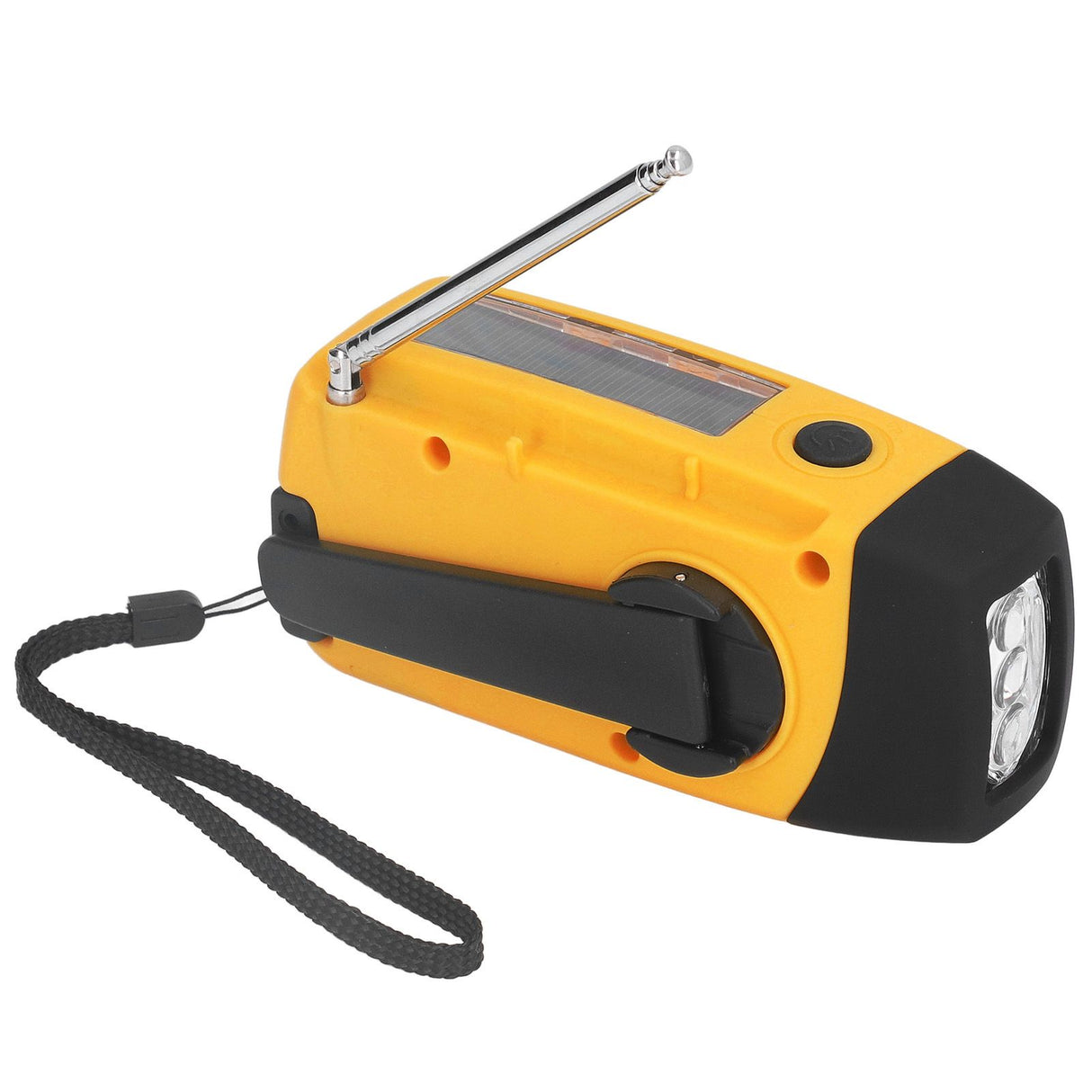 Hand Crank Solar Radio Multifunctional Emergency Radio LED Radio with Flashlight for Outdoor CampingOrange Europe