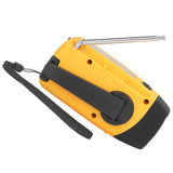 Hand Crank Solar Radio Multifunctional Emergency Radio LED Radio with Flashlight for Outdoor CampingOrange Europe