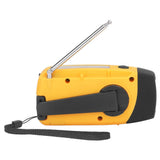 Hand Crank Solar Radio Multifunctional Emergency Radio LED Radio with Flashlight for Outdoor CampingOrange Europe