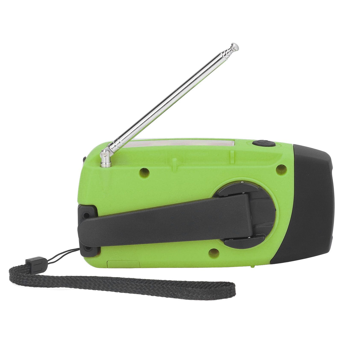 Hand Crank Solar Radio Multifunctional Emergency Radio LED Radio with Flashlight for Outdoor CampingGreen America
