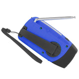 Hand Crank Solar Radio Multifunctional Emergency Radio LED Radio with Flashlight for Outdoor CampingBlue America - Extra Image