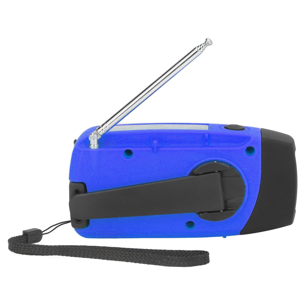 Hand Crank Solar Radio Multifunctional Emergency Radio LED Radio with Flashlight for Outdoor CampingBlue Europe