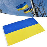 Ukrainian Flag Polyester Pongee Vivid Color UV Fade Resistant Digital Printing Ukraine Flag - Extra Image