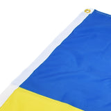 Ukrainian Flag Polyester Pongee Vivid Color UV Fade Resistant Digital Printing Ukraine Flag - Extra Image