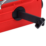 Emergency Radio Hand Power Generation Solar Radio with LED Flashlight 2000mah Charging for Camping HikingRed EU Type - Extra Image