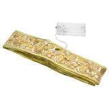 Ribbon Fairy LED Lights Gold Easter Decoration String Shining Ribbon Fairy Lights 5M - Front View