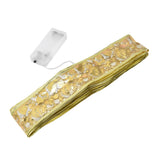 Ribbon Fairy LED Lights Gold Easter Decoration String Shining Ribbon Fairy Lights 5M