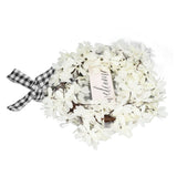 Imitation White Dogwood Wreath Simulation Vibrant Wreath Decoration for Home Door