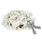 Imitation White Dogwood Wreath Simulation Vibrant Wreath Decoration for Home Door - Extra Image