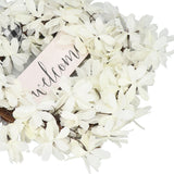 Imitation White Dogwood Wreath Simulation Vibrant Wreath Decoration for Home Door