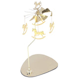 Candle Holder Round Triangle Tray Romantic European Style Stainless Steel Rotating Aromatherapy Wind Chime Candle Holder Trojan