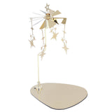 Candle Holder Round Triangle Tray Romantic European Style Stainless Steel Rotating Aromatherapy Wind Chime Candle Holder Star