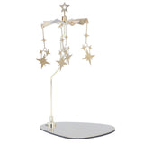 Candle Holder Round Triangle Tray Romantic European Style Stainless Steel Rotating Aromatherapy Wind Chime Candle Holder Star - Extra Image