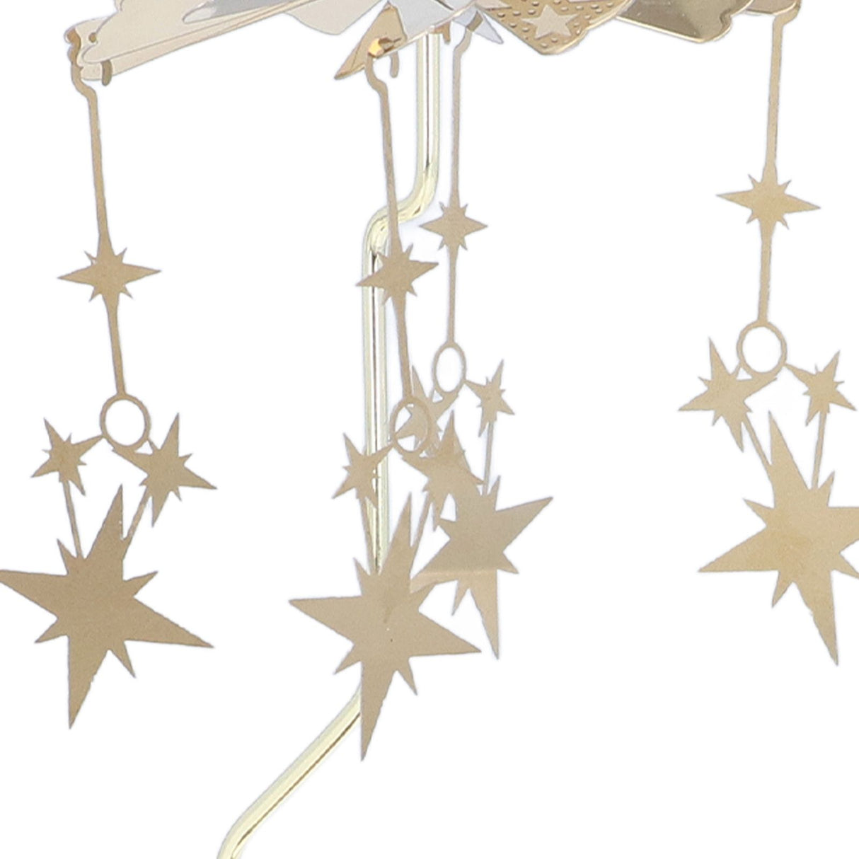 Candle Holder Round Triangle Tray Romantic European Style Stainless Steel Rotating Aromatherapy Wind Chime Candle Holder Star
