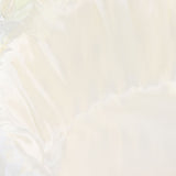 Wedding White Flower Basket Sufficient Capacity Lace Edge Elegant Romantic Flower Basket for Wedding Photography Props - Extra Image