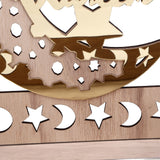 Food Tray Boxwood Dessert Holding Plate Party Serving Tableware with Eid Decoration for Dining Table - Extra Image