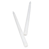 2pcs LED Taper Candles Battery Powered Flameless LED Candle Sticks for Festival Wedding Birthday Party White Shell - 45-Degree Angle