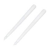 2pcs LED Taper Candles Battery Powered Flameless LED Candle Sticks for Festival Wedding Birthday Party White Shell - Close-Up Angle