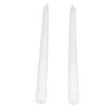 2pcs LED Taper Candles Battery Powered Flameless LED Candle Sticks for Festival Wedding Birthday Party White Shell - Extra Image