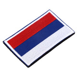 European Country Flags Patch World National Hook and Loop Badge Embroidered Patch Accessory Russia