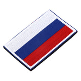 European Country Flags Patch World National Hook and Loop Badge Embroidered Patch Accessory Russia