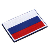 European Country Flags Patch World National Hook and Loop Badge Embroidered Patch Accessory Russia