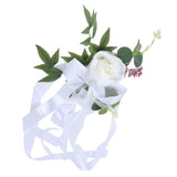 Wedding Chair Flower Nordic Style Simulation Wedding Chair Decoration for Photography Props Birthday Party Decor White