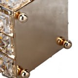 European Style Crystal Storage Box Crystal Jewelry Trinket Box Square Earrings Rings Organizer for Gift Giving Home Decoration Gold - Extra Image