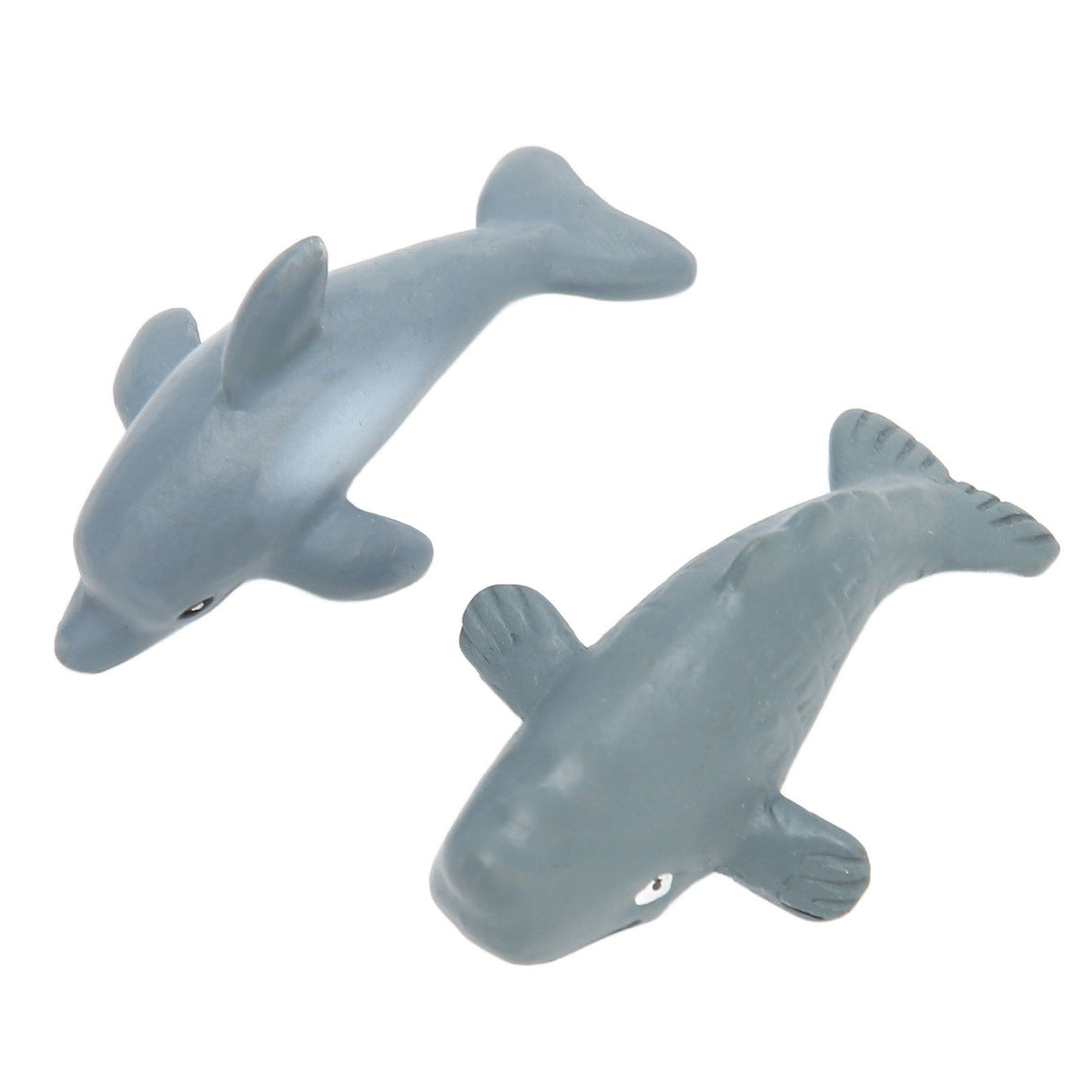 2PCS Whale Ornament Cute Whale Look Modern Style Whale Figurine Resin Ornament for Home Decoration Mini Garden Cake