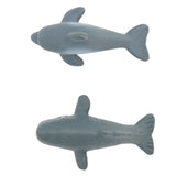 2PCS Whale Ornament Cute Whale Look Modern Style Whale Figurine Resin Ornament for Home Decoration Mini Garden Cake