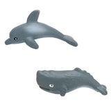 2PCS Whale Ornament Cute Whale Look Modern Style Whale Figurine Resin Ornament for Home Decoration Mini Garden Cake - Extra Image