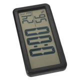 Digital Alarm Clock Portable Black Temperature Humidity Wall Mounted LCD Digital Electronic Clock for Dormitory Desktop