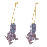 Dinosaur Pendant Acrylic Dinosaur Charm Home Decoration with Lanyard for Car Dinosaurs Themed Party 2 - 45-Degree Angle