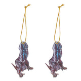 Dinosaur Pendant Acrylic Dinosaur Charm Home Decoration with Lanyard for Car Dinosaurs Themed Party 2 - Low Angle