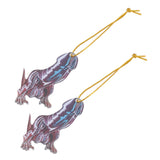 Dinosaur Pendant Acrylic Dinosaur Charm Home Decoration with Lanyard for Car Dinosaurs Themed Party 2