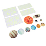 14pcs Glowing Planets Wall Stickers Glow in The Dark Star Solar System Decal for Children Bedroom Nursery Mini Solar System