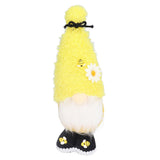 Faceless Doll Delicate Cute Mascot Plush Gnome with Yellow Sunflower Flower Gnome Doll for Easter Wedding Birthday Yellow