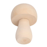 40pcs Unfinished Wooden Mushroom Unpainted Natural Wood Mushroom Decoration for DIY Decoration - Extra Image