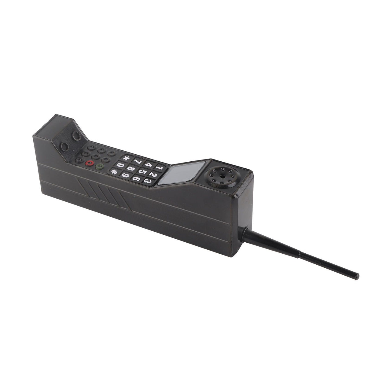 Retro Brick Cell Phone Ornament Vintage Cellular Phone Model Simulation Photographic Props Stylized Ornaments Black