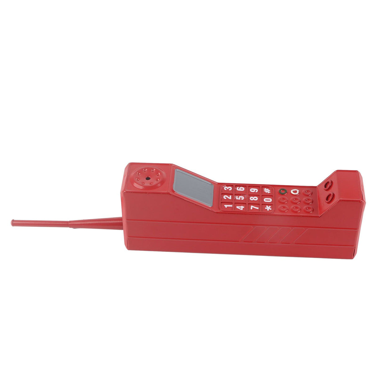 Retro Brick Cell Phone Ornament Vintage Cellular Phone Model Simulation Photographic Props Stylized Ornaments Red