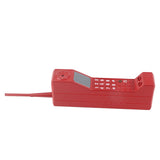 Retro Brick Cell Phone Ornament Vintage Cellular Phone Model Simulation Photographic Props Stylized Ornaments Red - 45-Degree Angle